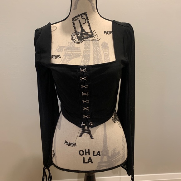 Mendocino Black Bustier Top - Picture 1 of 2